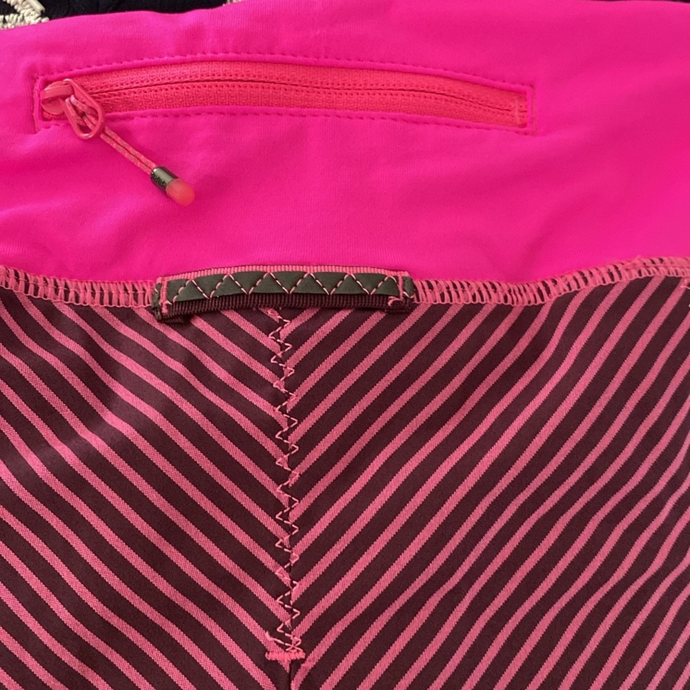 lululemon athletica Fast Cat Skirt Hyper Stripe Raspberry Glo Size 4 - Picture 7 of 13